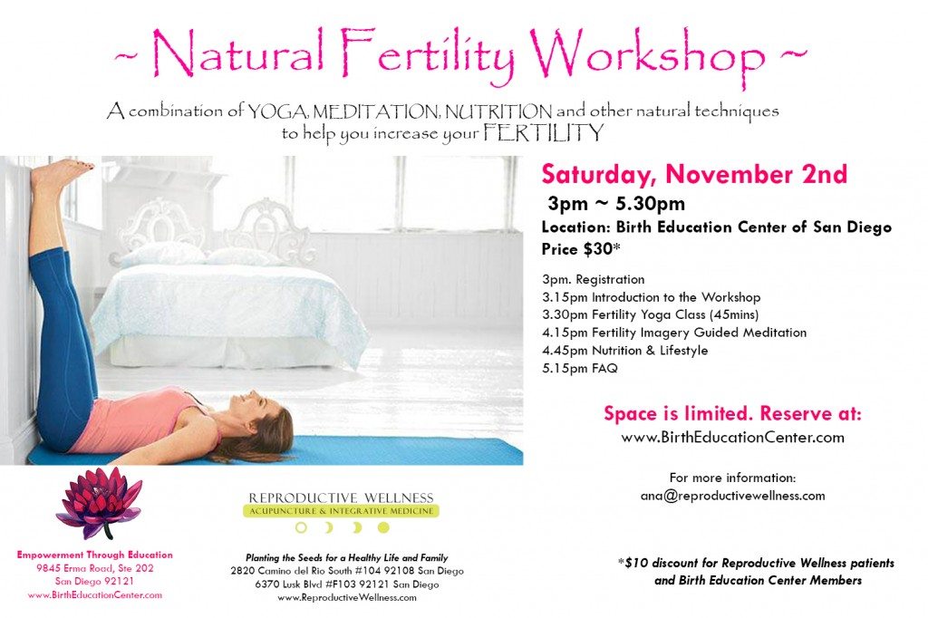 Fertility Workshop San Diego